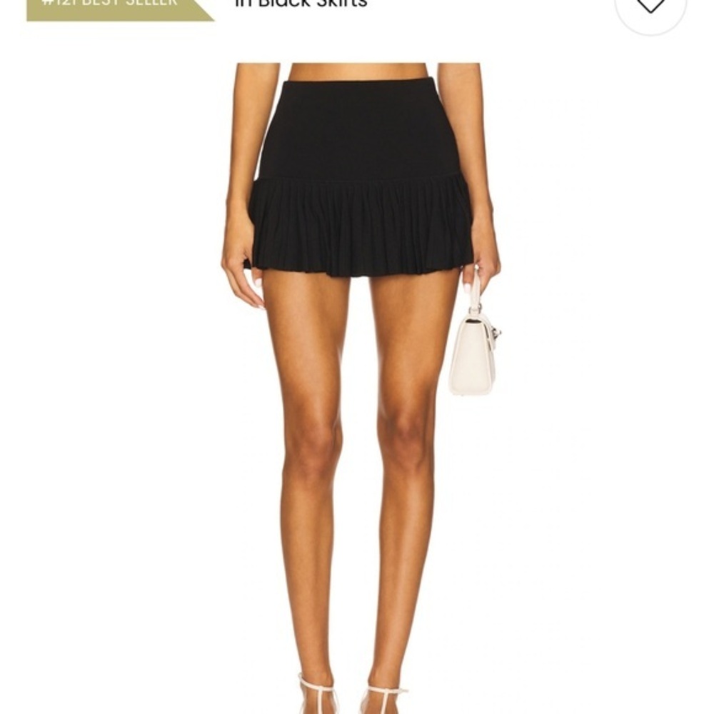 Marc Jacobs Black Ruffle Mini Skirt Sz 6